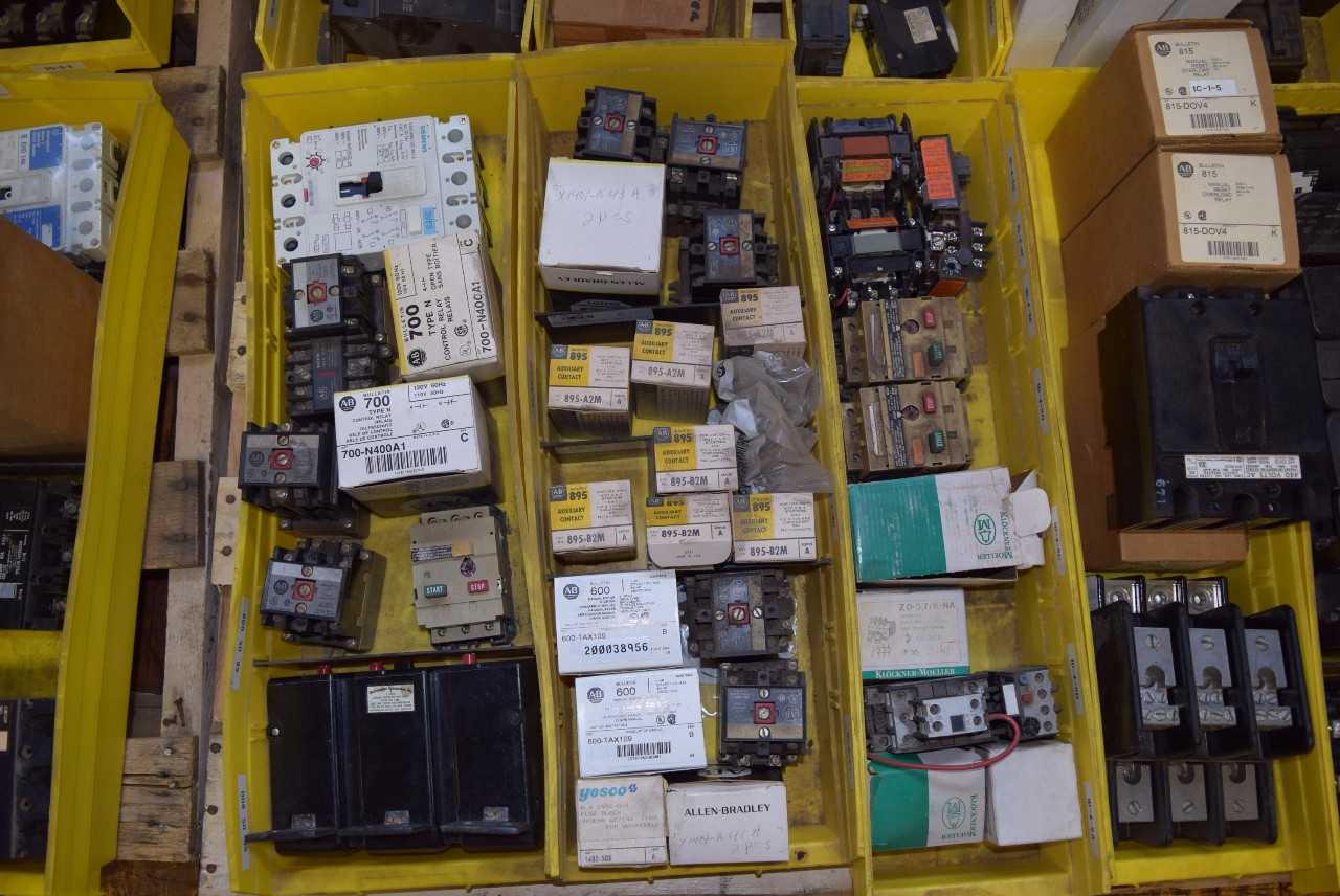 1 PALLET OF ASSORTED ELECTRICAL PARTS - MISCELLANEOUS