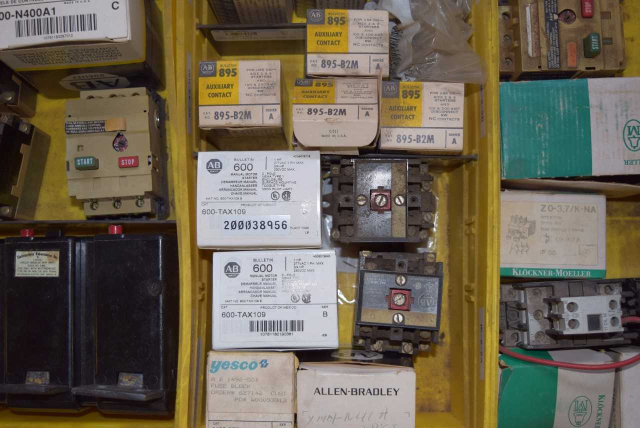 1 PALLET OF ASSORTED ELECTRICAL PARTS - MISCELLANEOUS