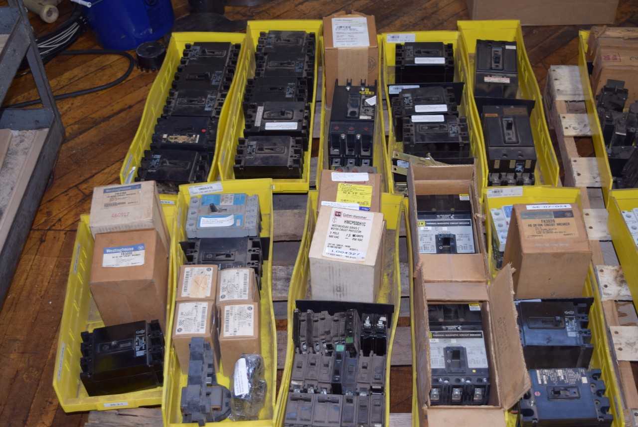 1 PALLET OF ASSORTED BREAKERS - MISCELLANEOUS