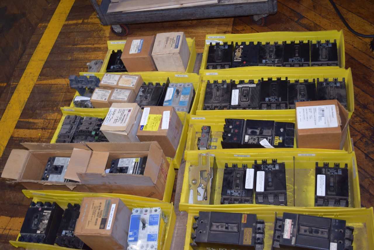 1 PALLET OF ASSORTED BREAKERS - MISCELLANEOUS