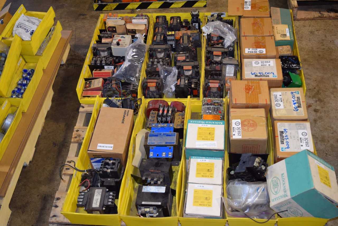 1 PALLET OF ASSORTED ELECTRICAL PARTS - MISCELLANEOUS