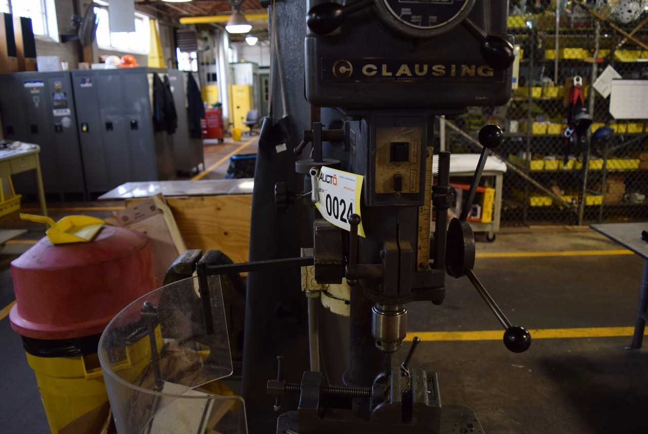 CLAUSING MODEL 1670 DRILL PRESS - MISCELLANEOUS