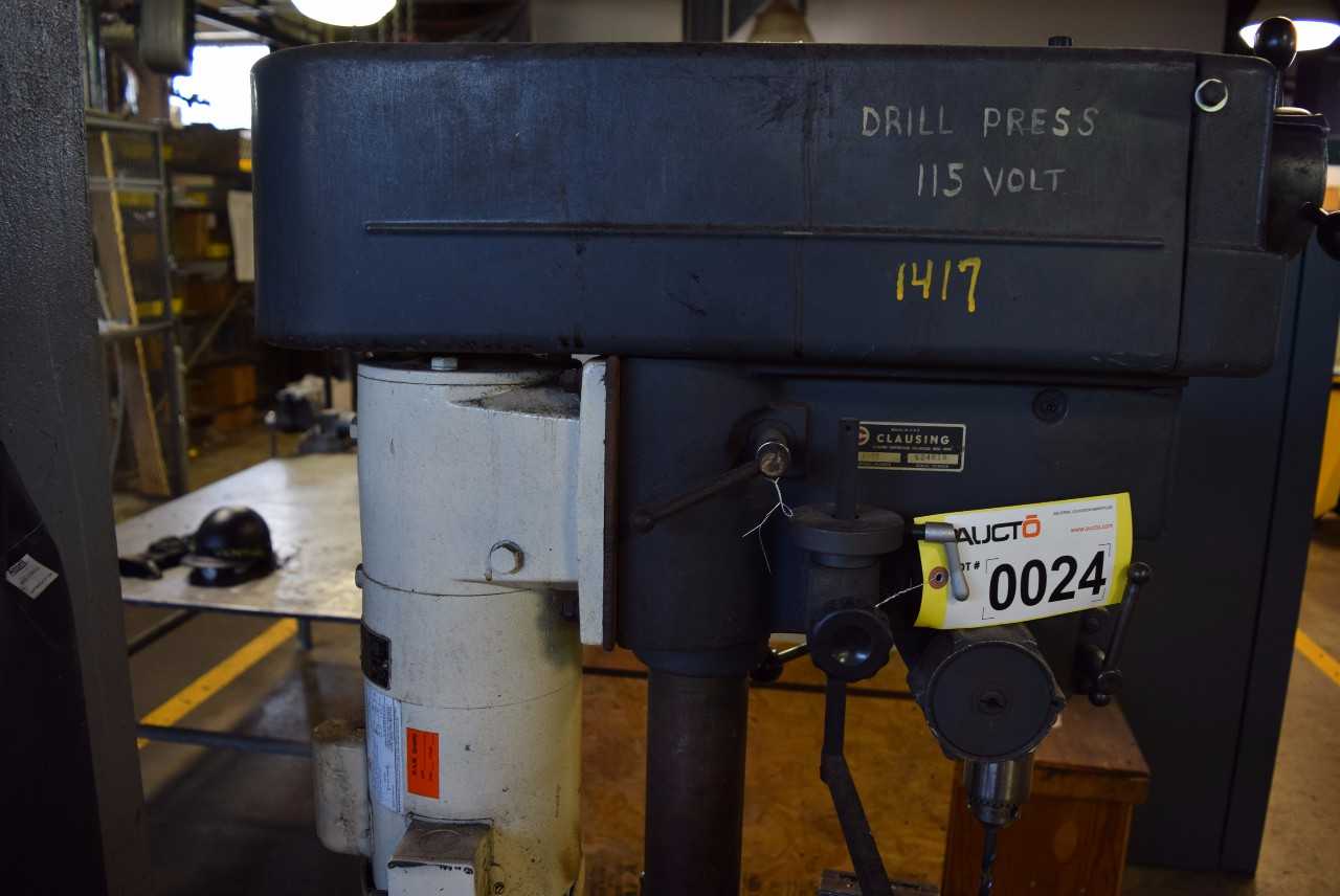 CLAUSING MODEL 1670 DRILL PRESS - MISCELLANEOUS