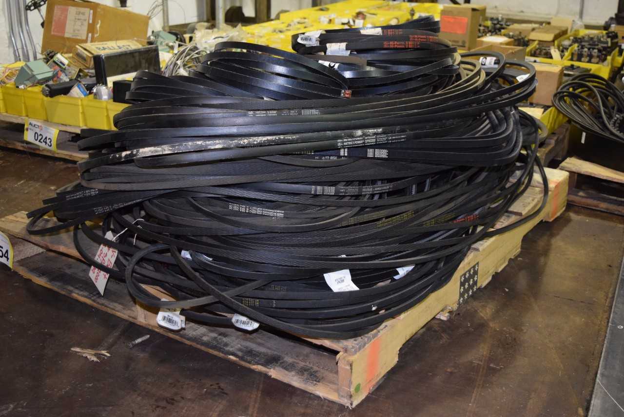 1 PALLET OF ASSORTED V-BELTS - MISCELLANEOUS