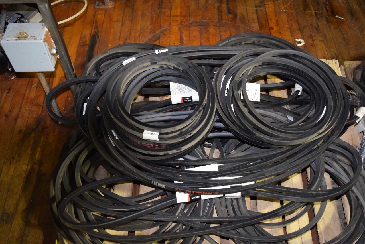 1 PALLET OF ASSORTED V-BELTS - MISCELLANEOUS