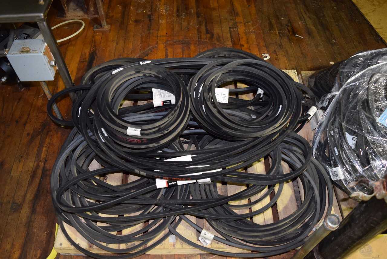 1 PALLET OF ASSORTED V-BELTS - MISCELLANEOUS