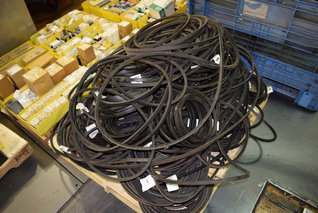 1 PALLET OF ASSORTED V-BELTS - MISCELLANEOUS