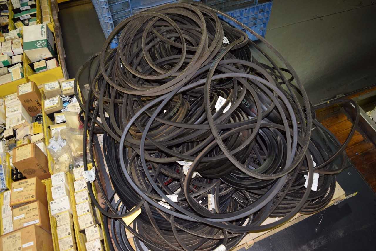 1 PALLET OF ASSORTED V-BELTS - MISCELLANEOUS