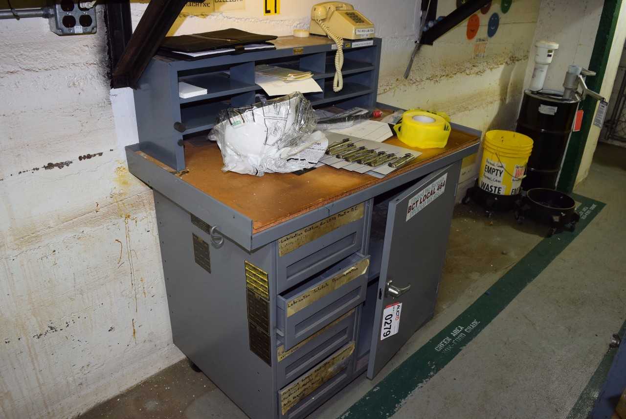 STEEL DESK WITHOUT CONTENTS - MISCELLANEOUS
