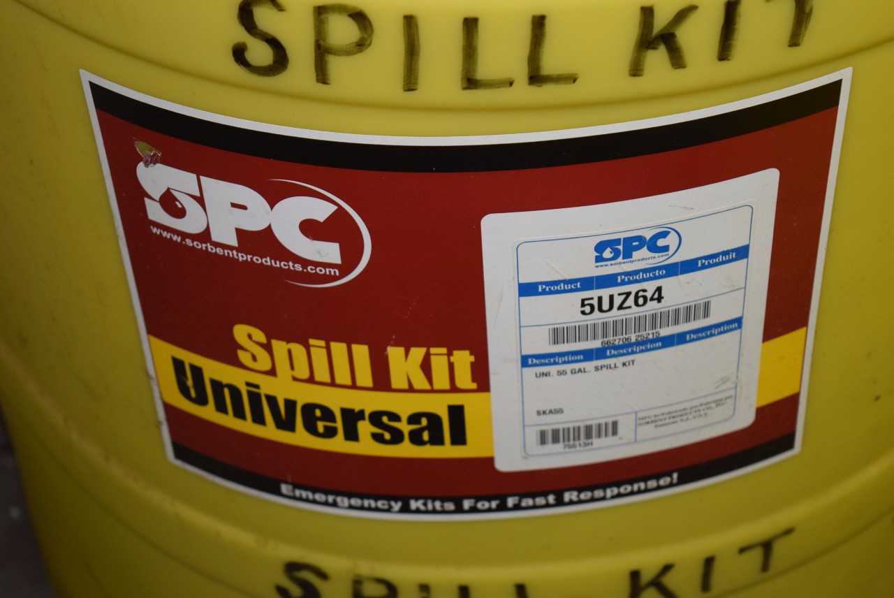 SPC 55 GALLON SPILL KIT CONTAINER 5UZ64 - MISCELLANEOUS