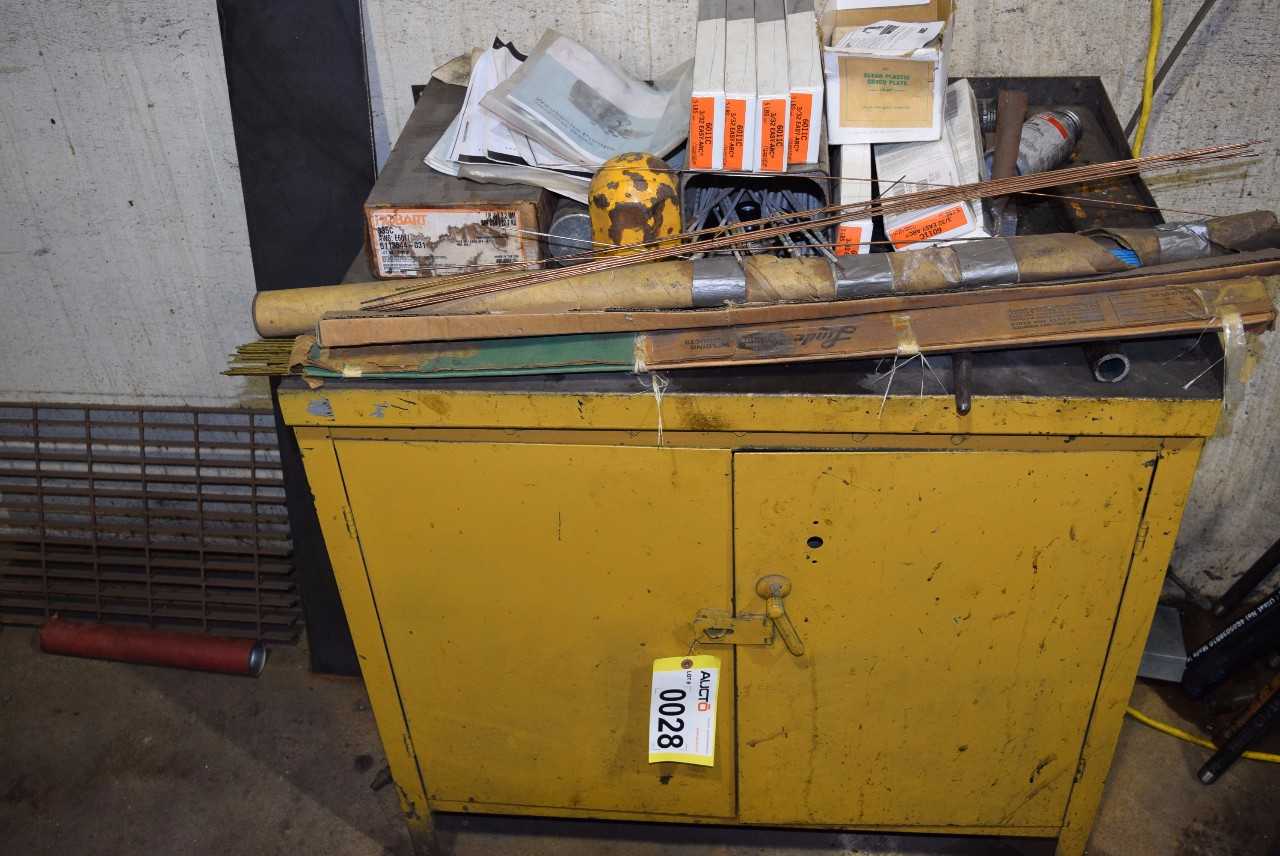 CABINET OF WELDING RODS - MISCELLANEOUS