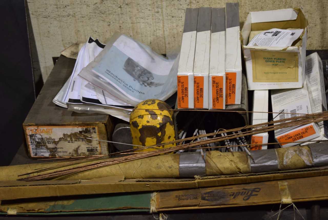 CABINET OF WELDING RODS - MISCELLANEOUS