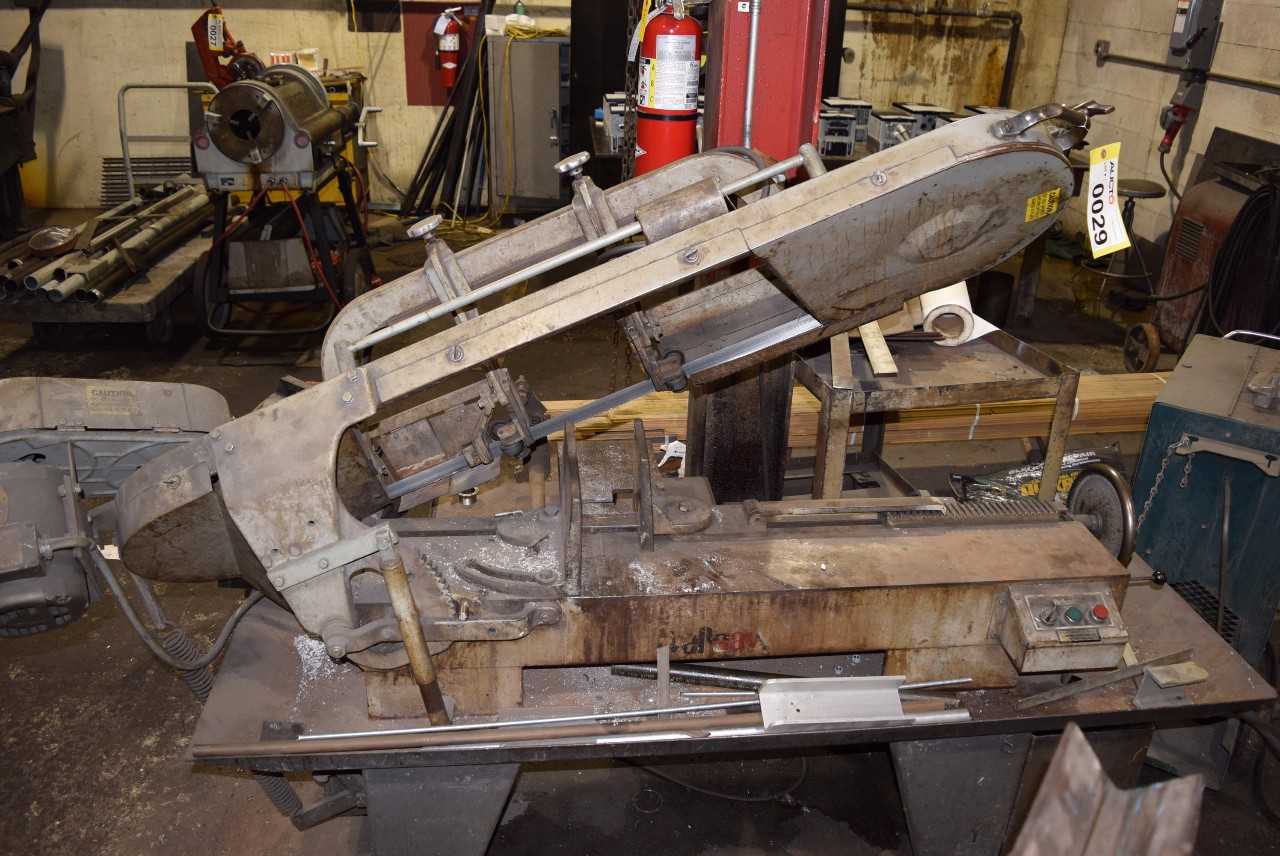 WELLSAW MODEL 1016 HORIZONTAL BAND SAW - MISCELLANEOUS
