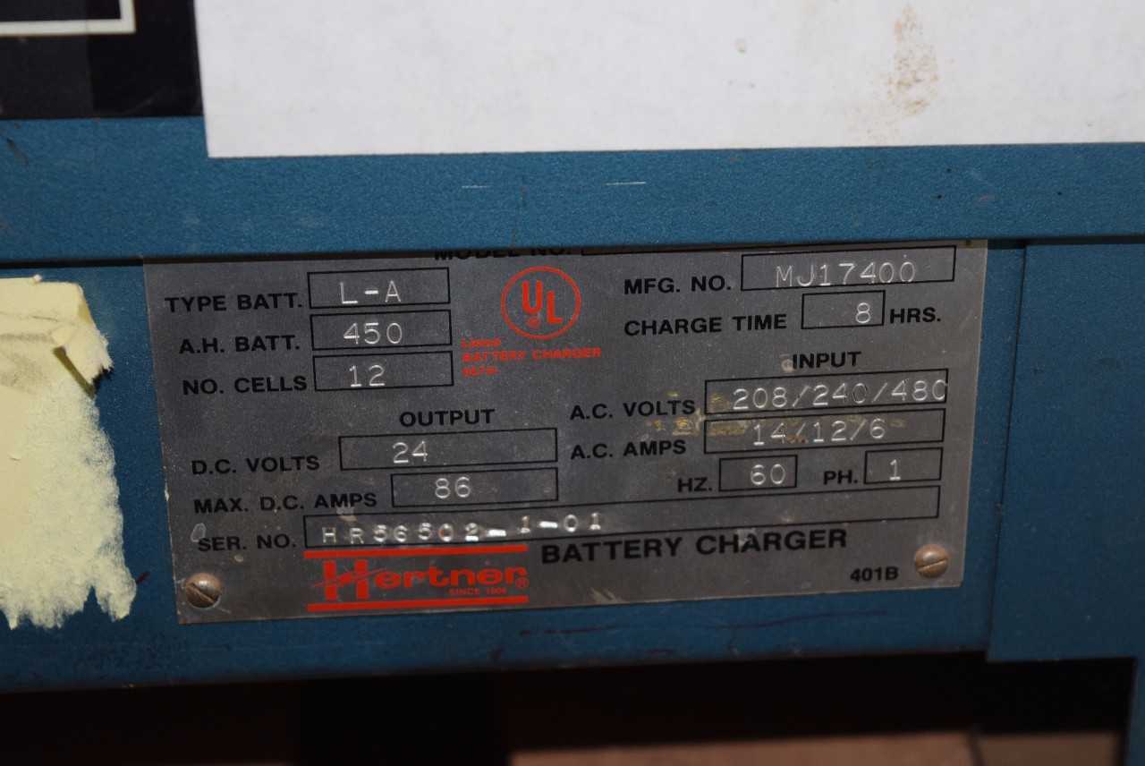 HERTNER 24VDC 86 AMP OUTPUT, 240/480 VAC 1 PHASE INPUT - MISCELLANEOUS