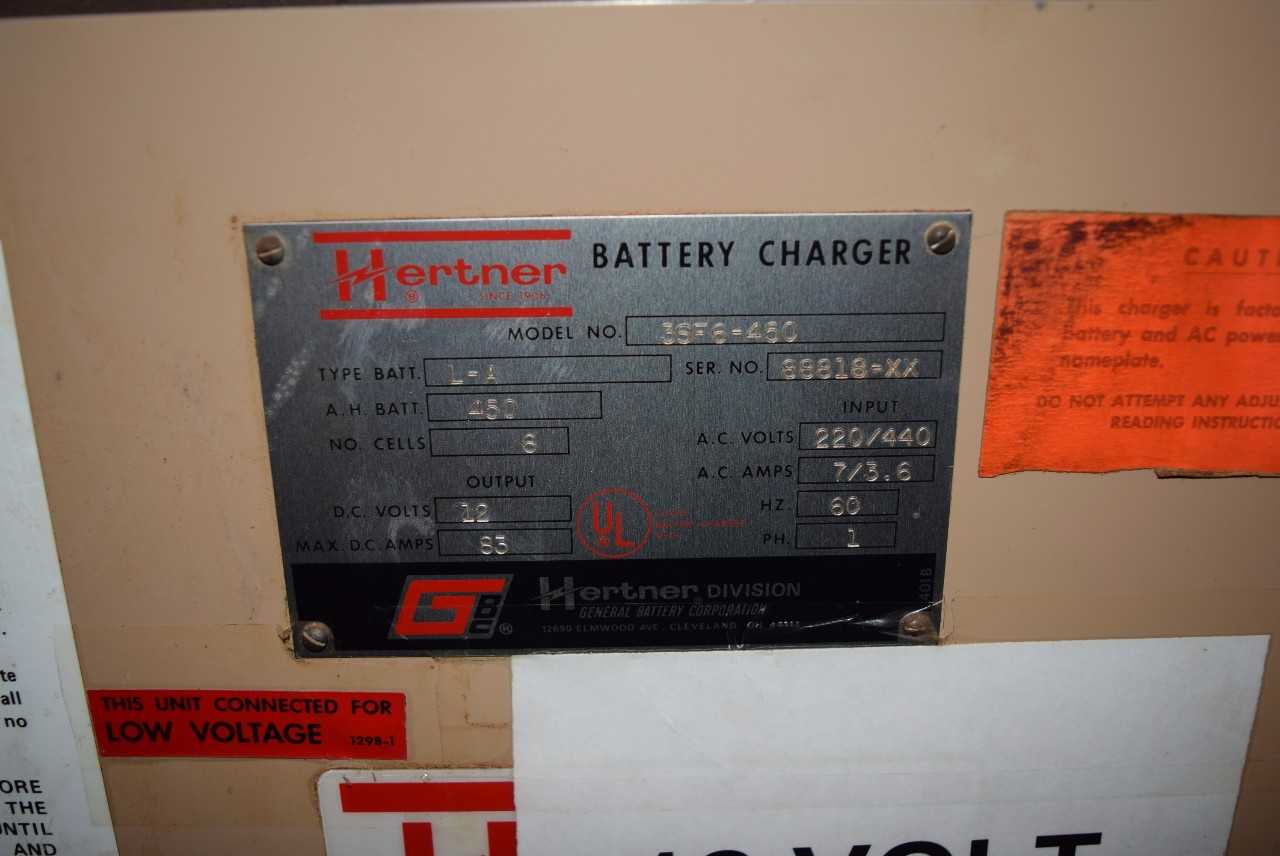 HERTNER 3SF6-450 12 VDC 83 A OUTPUT, 220/440 VAC 1 PHASE INPUT - MISCELLANEOUS
