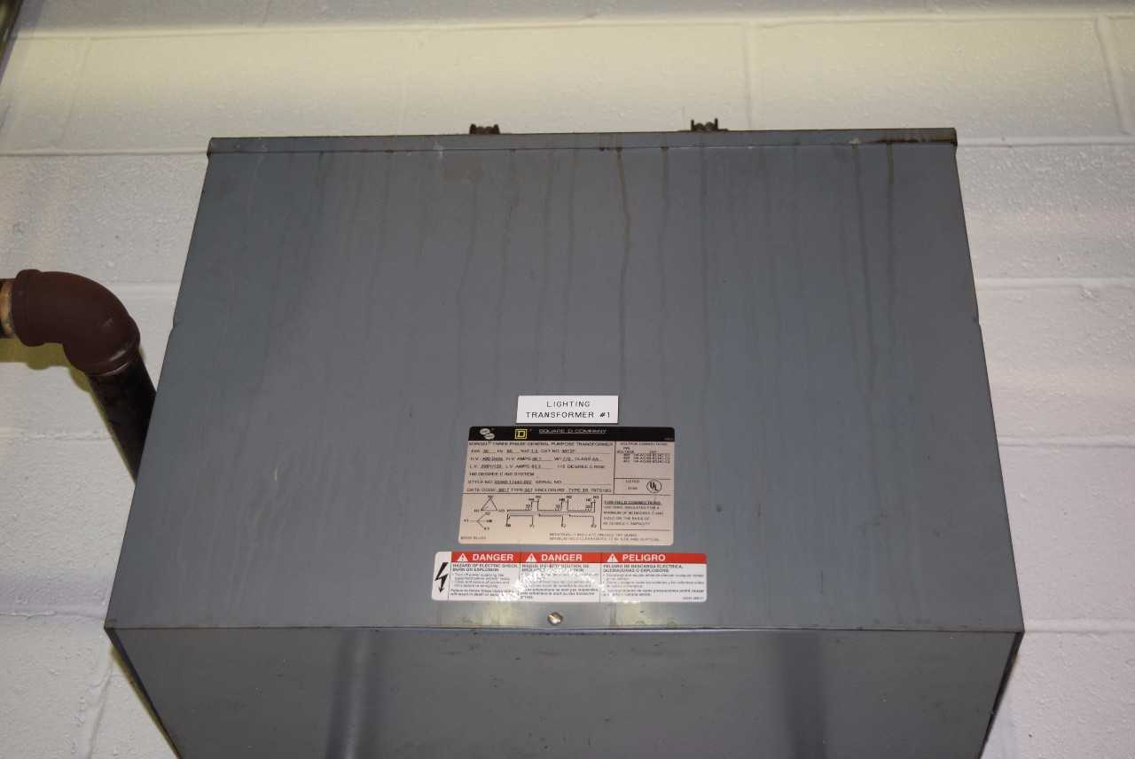 SQUARE D 30T2F LIGHTING TRANSFORMER 30 KVA 480 V TO 120/208 V 3 PHASE - MISCELLANEOUS