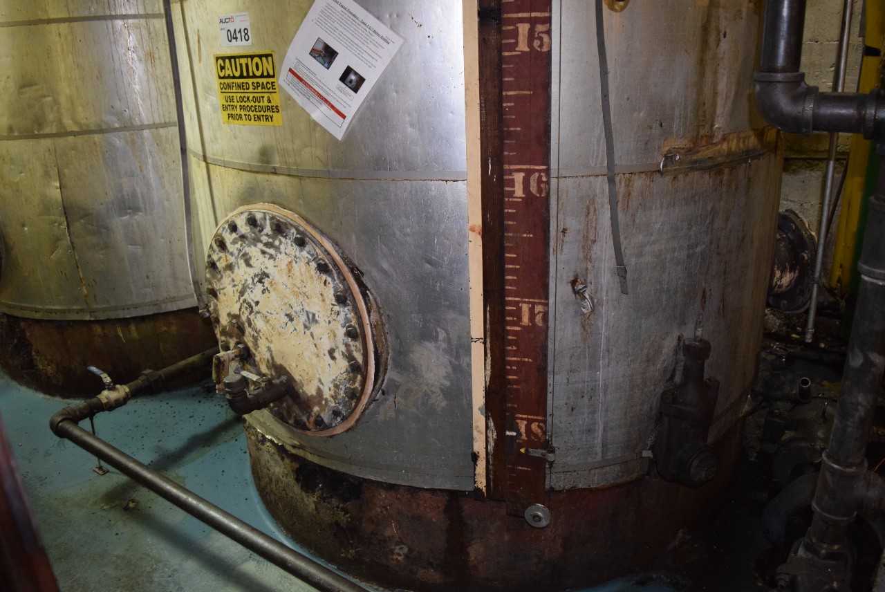 BUTTER HOLDING TANK # 117 (6 X 18') BOTTOM INSULATED - MISCELLANEOUS