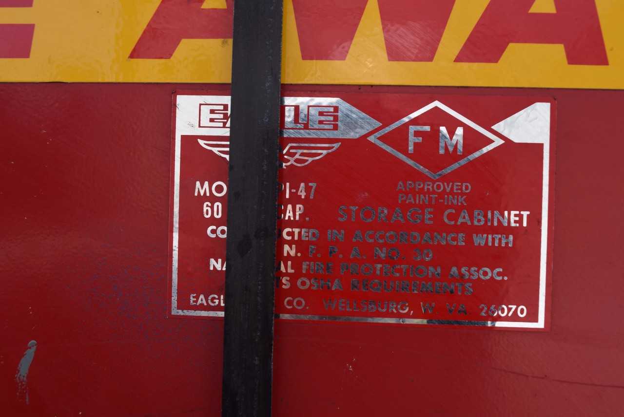 EAGLE FIRE PROOF STORAGE CABINET - MISCELLANEOUS