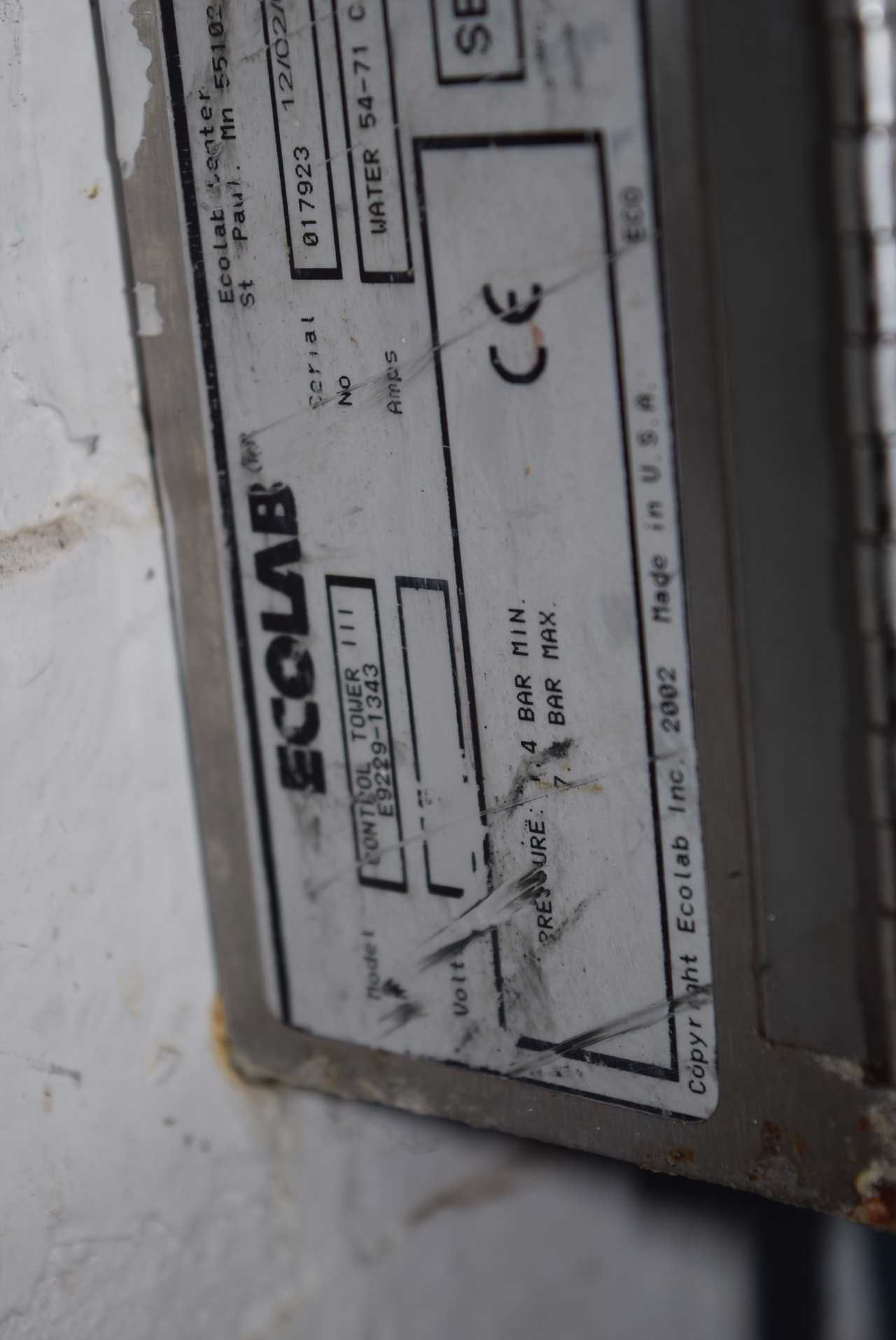 ECOLAB CONTROL TOWER 3 WITH CHEMICAL CLEANING STATION - MISCELLANEOUS