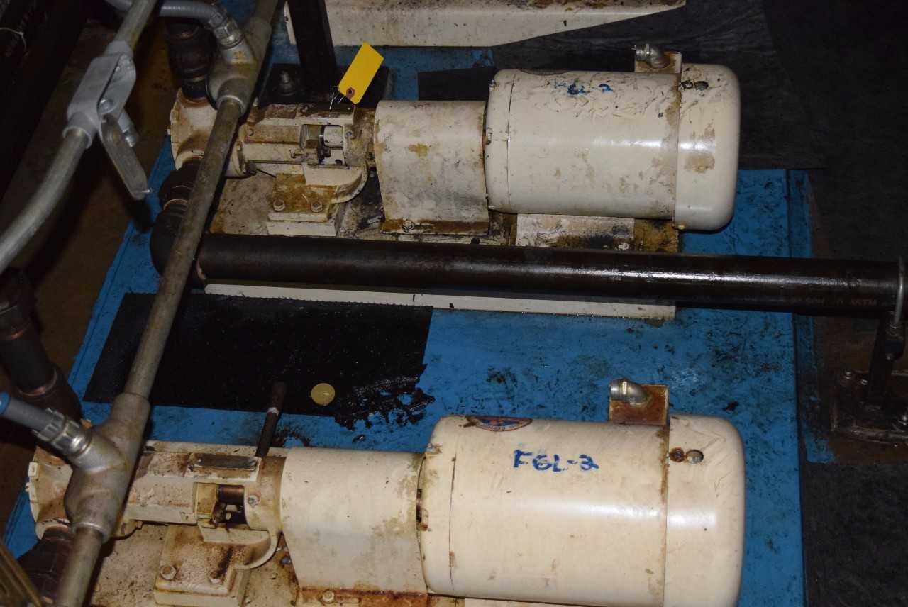 LOT OF 5 VIKING HL125 GEAR PUMP BALDOR 5 HP MOTOR - MISCELLANEOUS