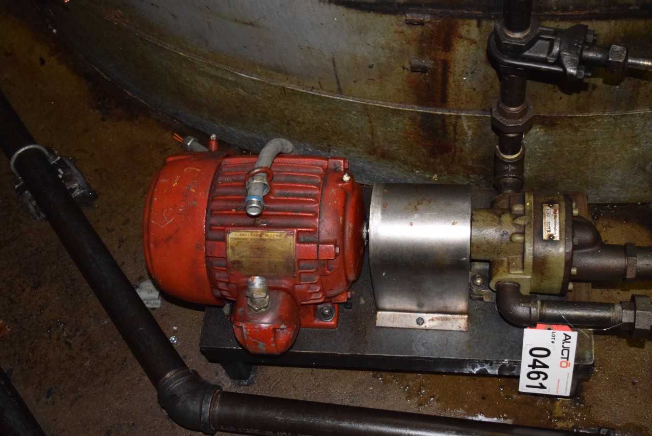 WORTHINGTON 4GAU GEAR PUMP WITH US MOTORS 2 HP AC ELECTRIC MOTOR - MISCELLANEOUS