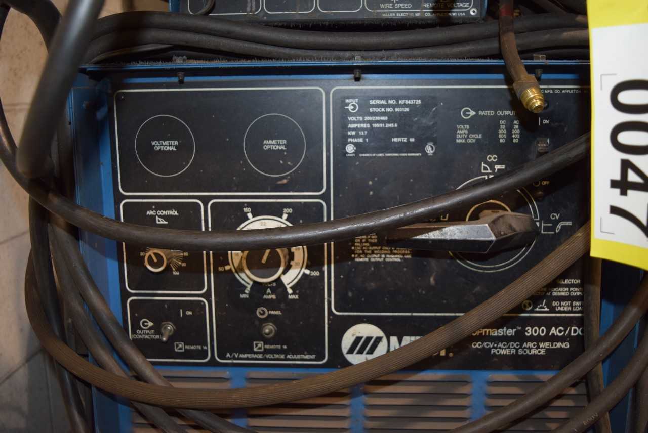 MILLER SHOPMASTER 300 WELDING POWER SOURCE  - MISCELLANEOUS
