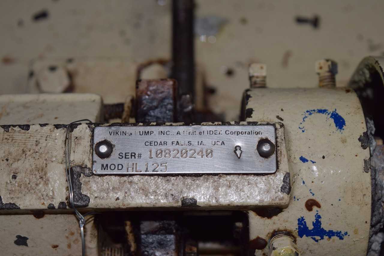 VIKING HL125 PUMP WITH BALDOR MOTOR - MISCELLANEOUS