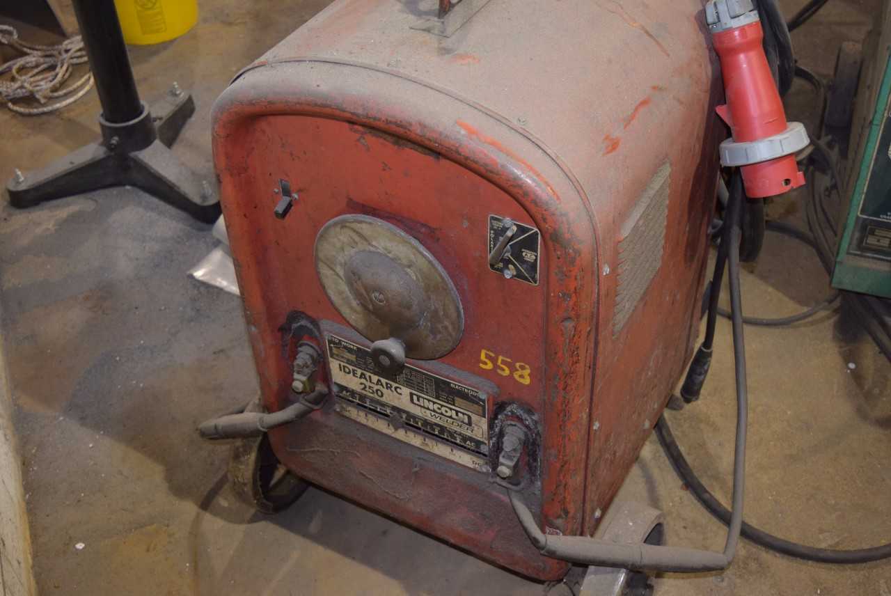 LINCOLN IDEALARC 250 MODEL 250-250 WELDER - MISCELLANEOUS