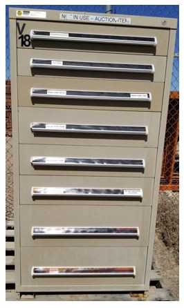Lot of (2) Vidmar Cabinets - TOOL STORAGE