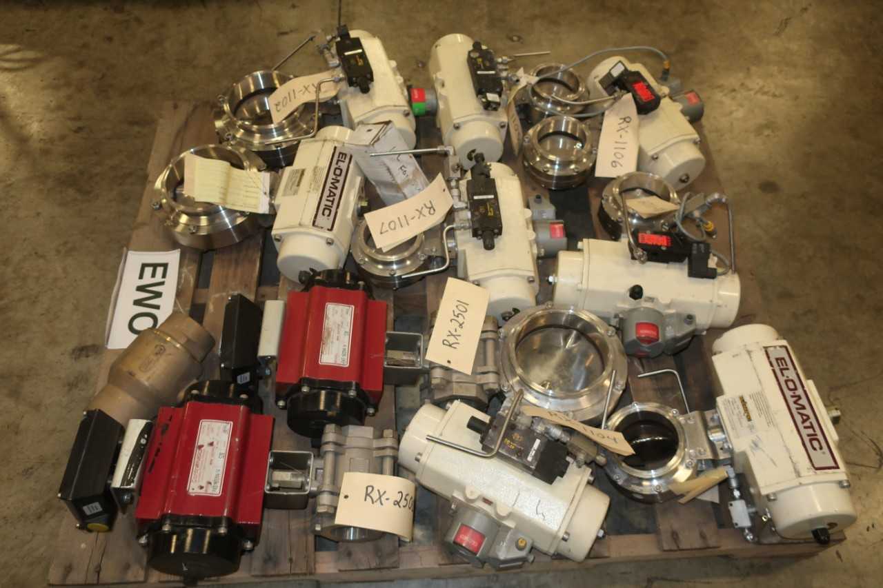 1 PALLET OF ASSORTED CONTROL VALVES - MISCELLANEOUS