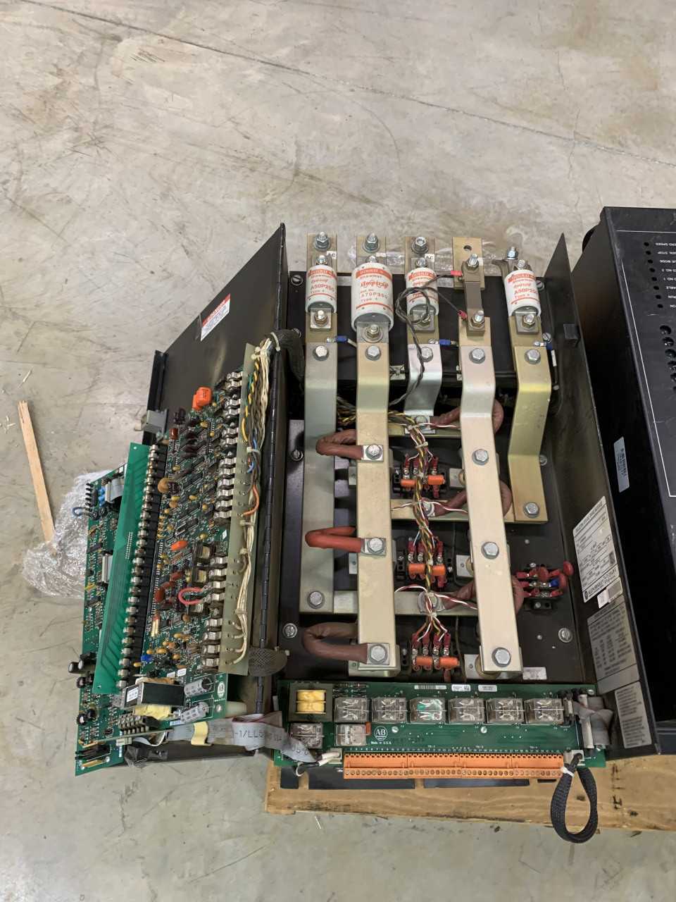 LOT OF 2 USED ALLEN-BRADLEY DC DRIVES 1370DDM-250 - MOTOR DRIVES