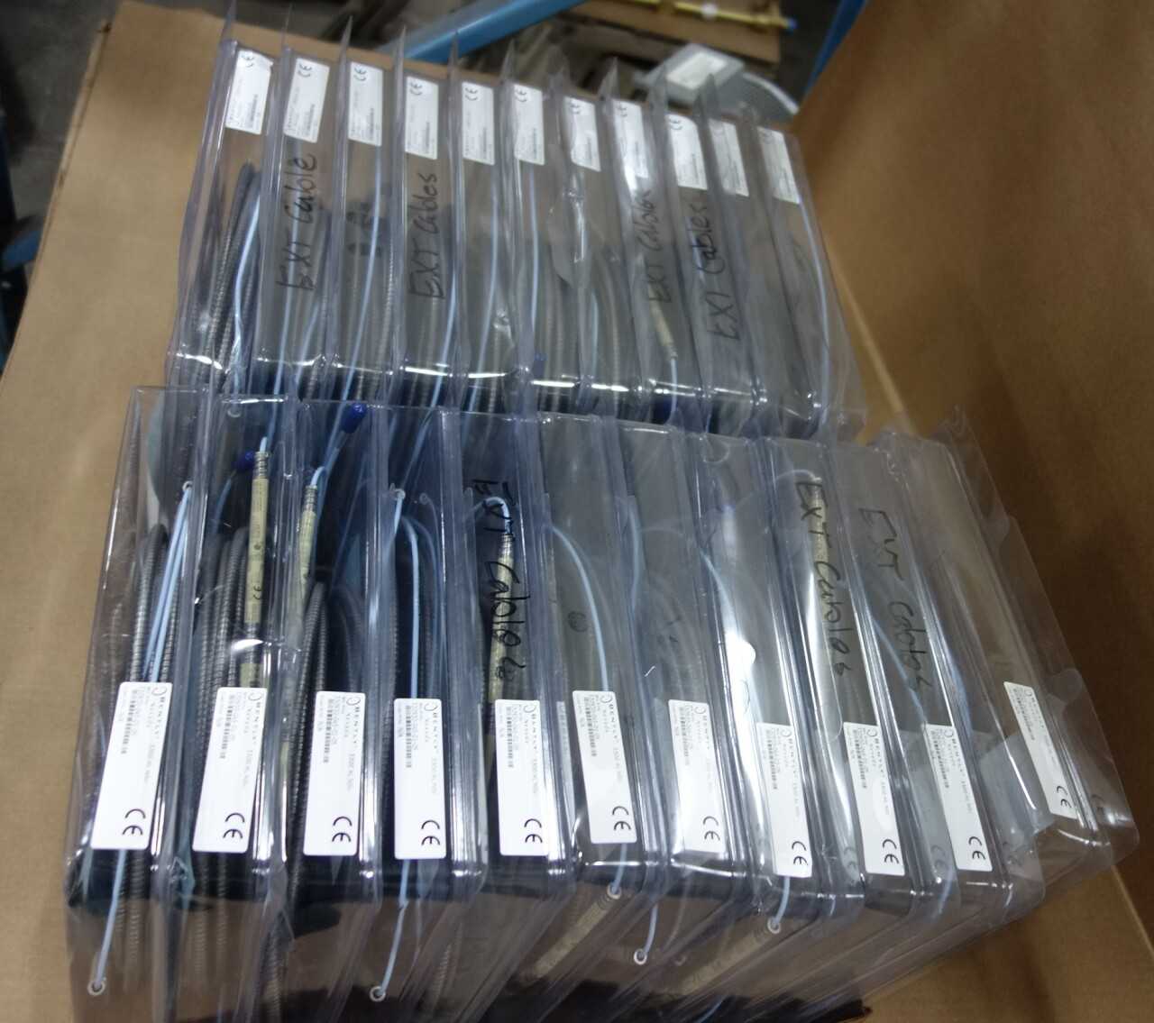 2 TOTES OF BENTLY NEVADA EXTENSION CORDSET CABLES - INDUSTRIAL PARTS