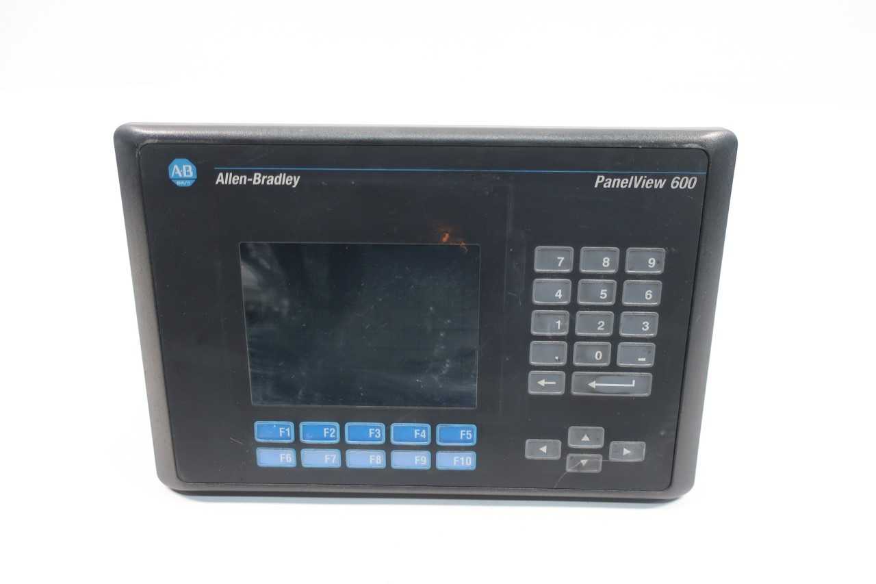 ALLEN BRADLEY 2711-B6C20 PANELVIEW 600 OPERATOR INTERFACE - AUTOMATION & CONTROLS