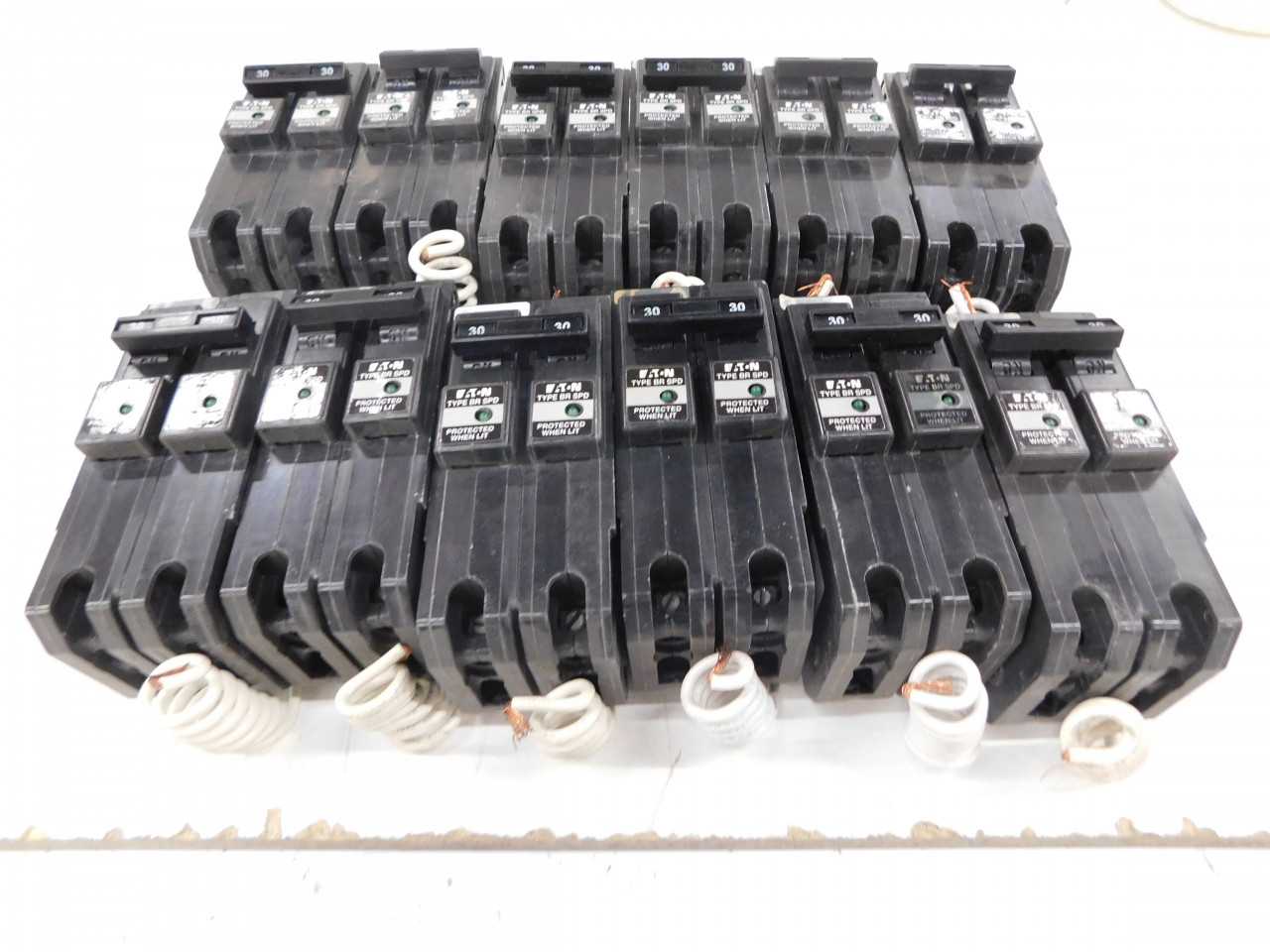 Lot of Quantity 12x BR230SUR MCB/Residential Circuit Breaker - CIRCUIT BREAKERS