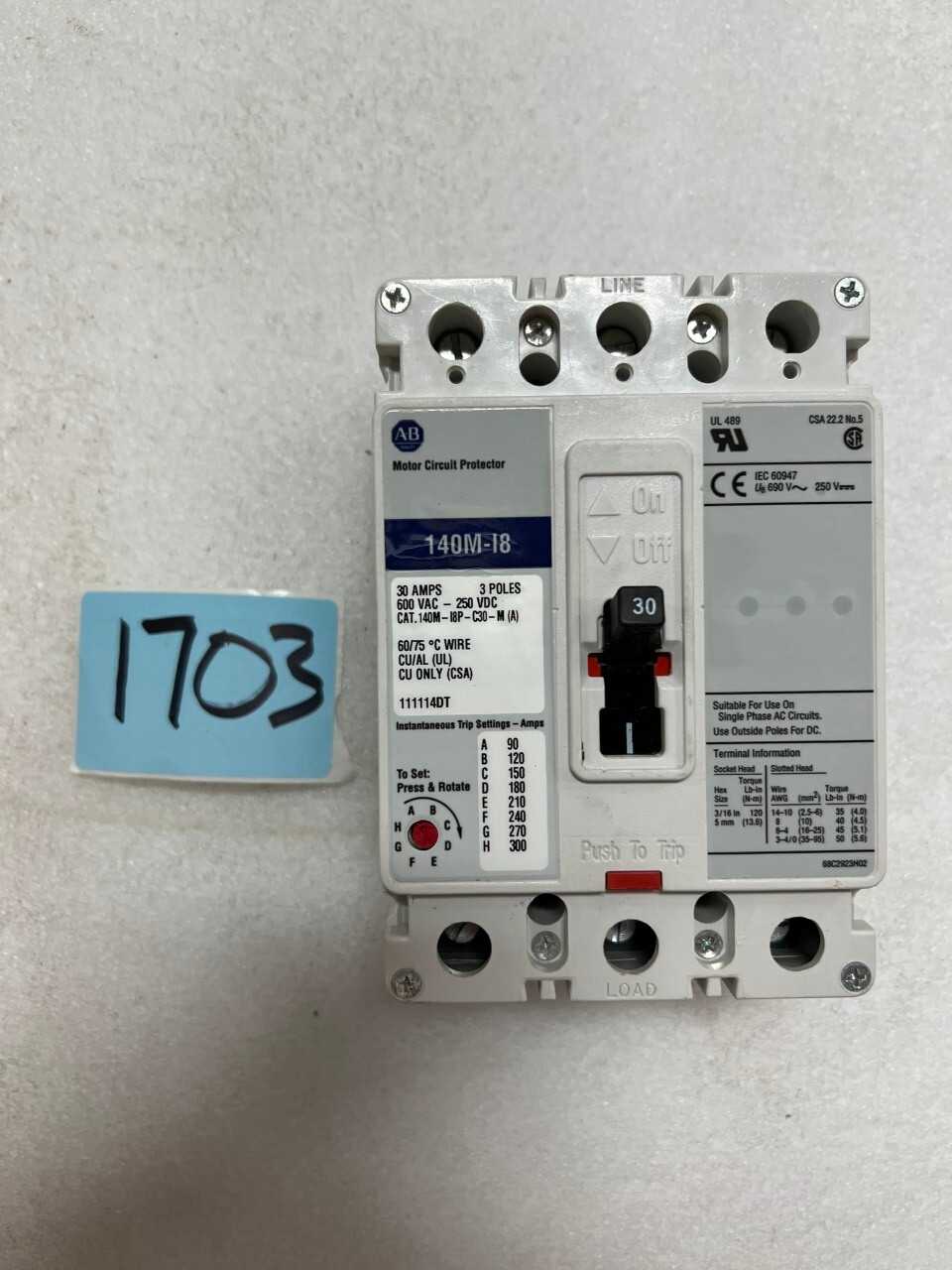 CIRCUIT BREAKER - CIRCUIT BREAKERS