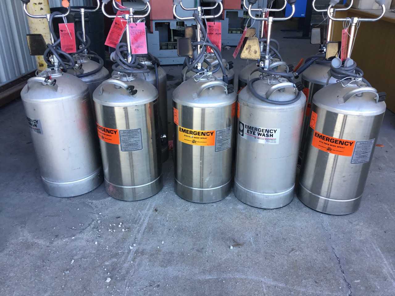 Lot of Eye/Face/Body Wash Stations - SAFETY EQUIPMENT