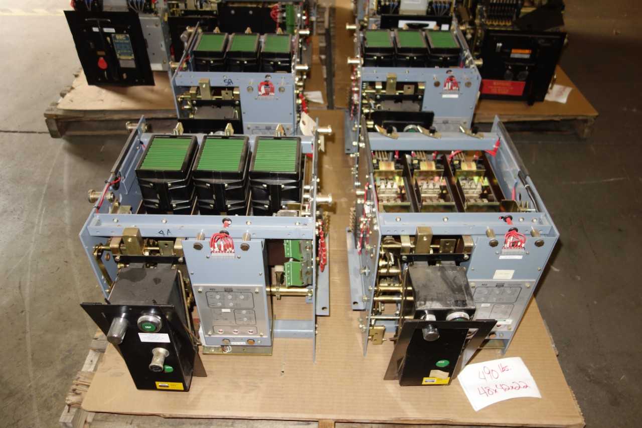 3 PALLETS OF ASSORTED SWITCHGEAR BREAKERS - CIRCUIT BREAKERS