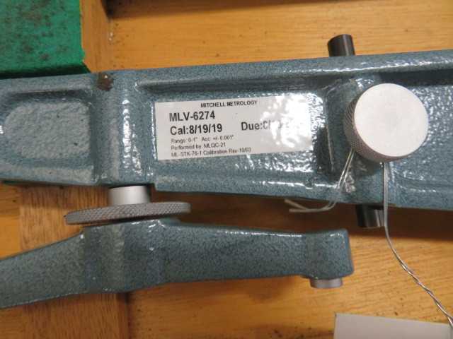Mitchell Metrology MLV-6274 - MISCELLANEOUS