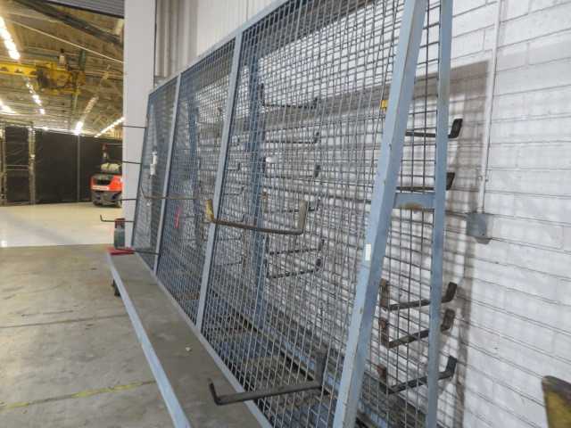A Frame Racks on Wheels. 15' wide, approx.(2) lot - MISCELLANEOUS