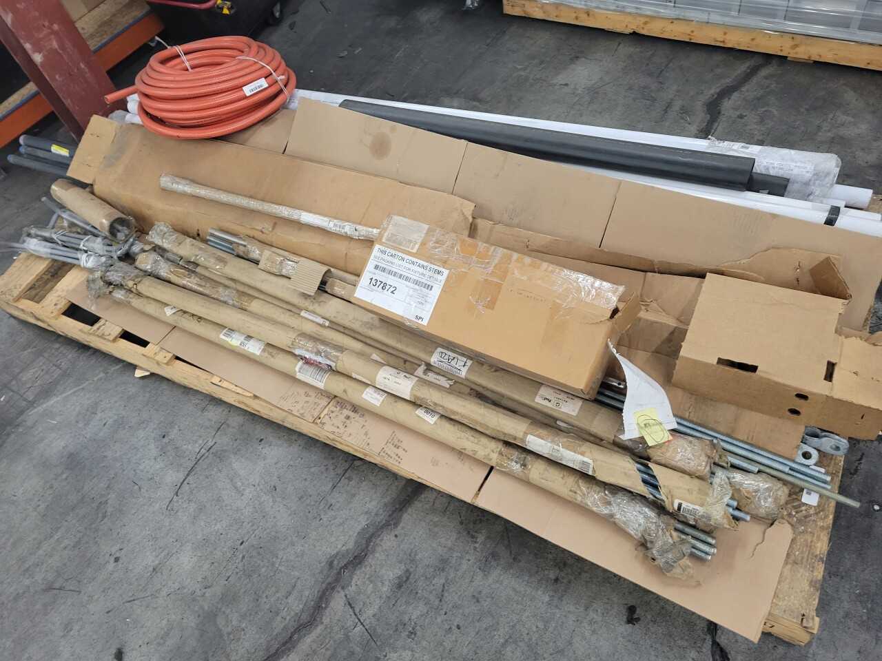 [NuTone, Plastibond] PVC Tubes, 3/4x6 Zinc All-Thread Rods, Heat Shrink Sleeves - HVAC EQUIPMENT