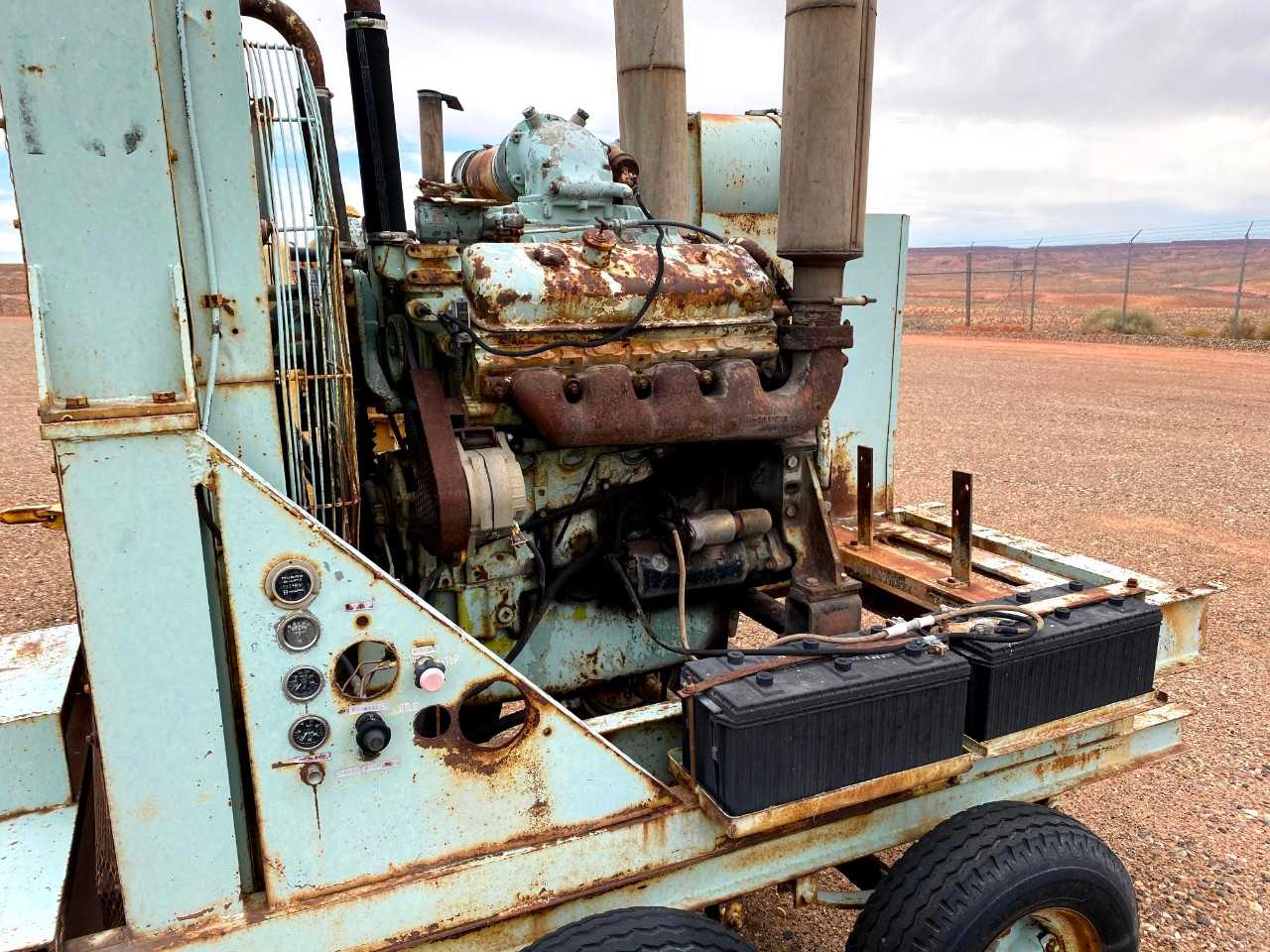 Detroit 8v-71 8-Cylinder Diesel Engine and Trailer - STANDBY POWER GENERATOR