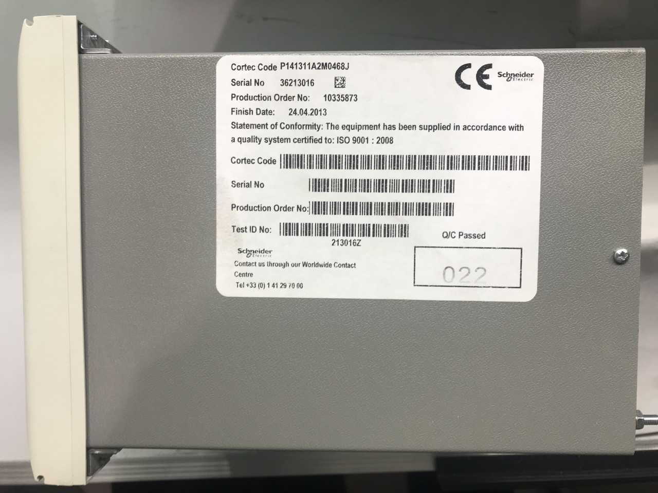 SCHNEIDER ELECTRIC MICOM RELAY (QTY - 1) - AUTOMATION & CONTROLS