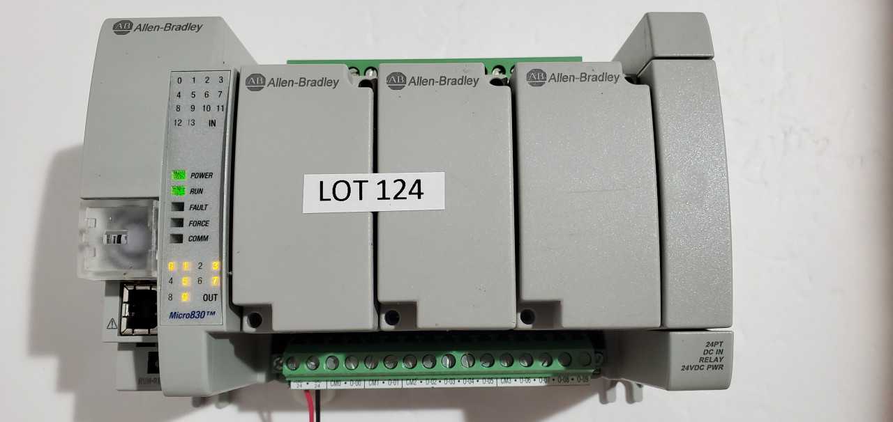 Allen Bradley Micro 830 2080-LC30-24QWB PLC - AUTOMATION & CONTROLS Allen Bradley Micro 830 2080-LC30-24QWB PLC - AUTOMATION & CONTROLS