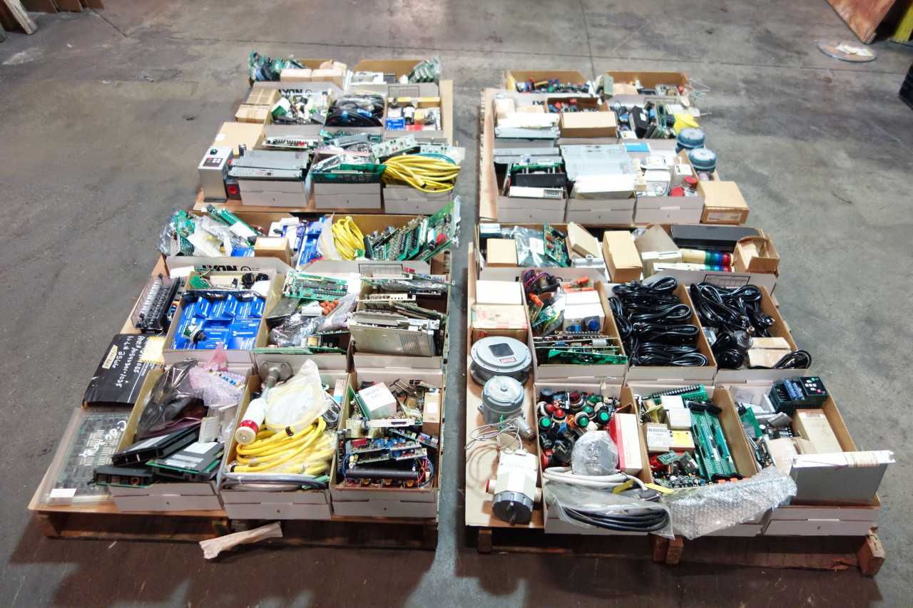 4 PALLETS OF ASSORTED AUTOMATION - INDUSTRIAL PARTS