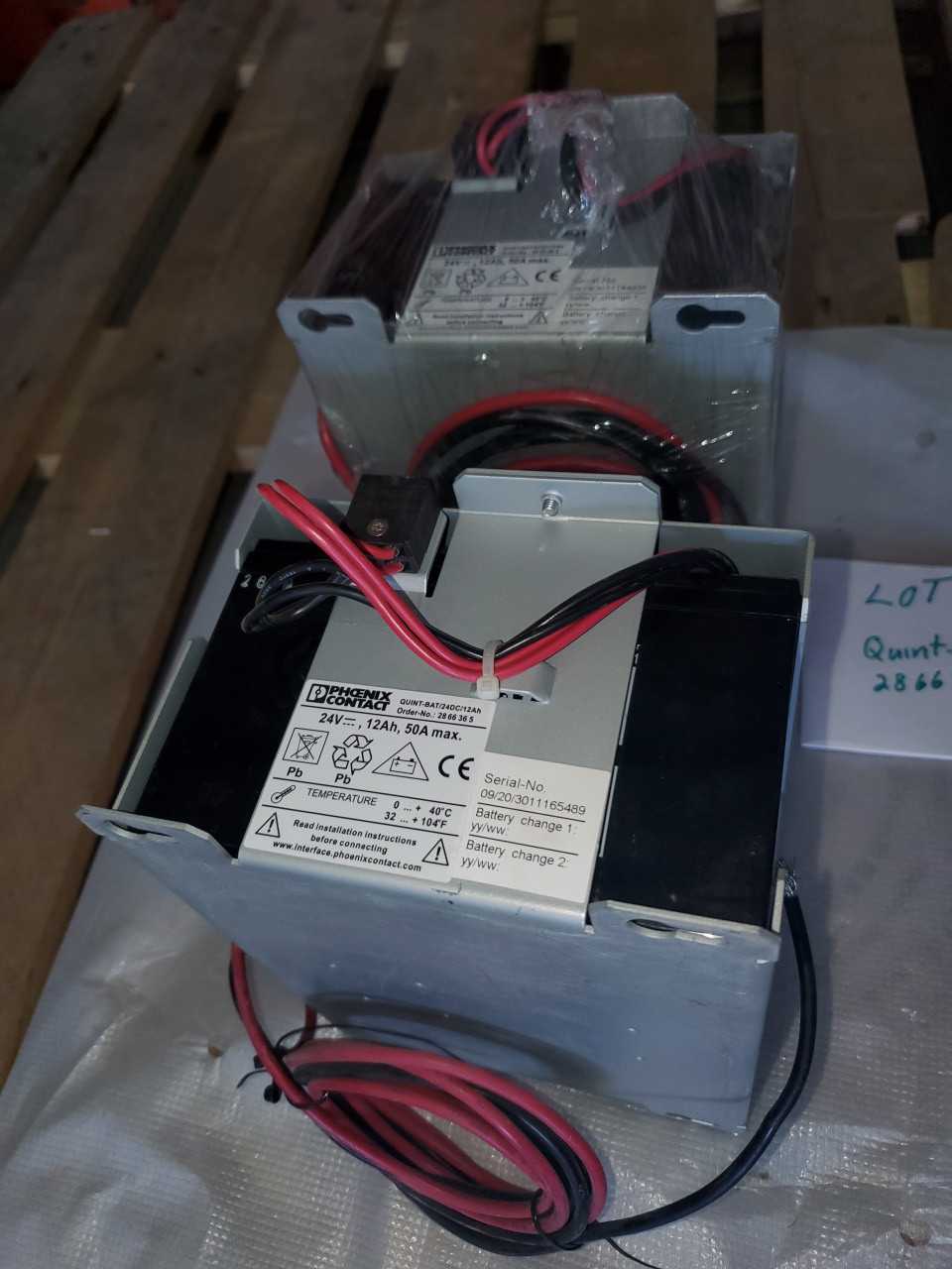 PHOENIX CONTACT QUINT-BAT/24 - 2866365 QTY. 2 - AUTOMATION & CONTROLS