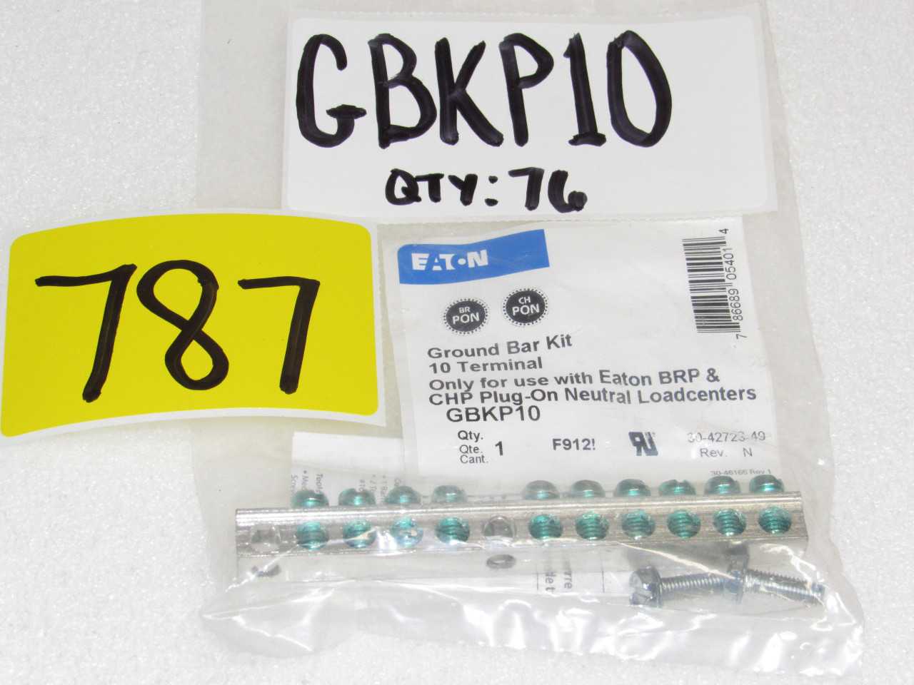 Eaton Ground Bar Kit. - ELECTRICAL COMPONENTS