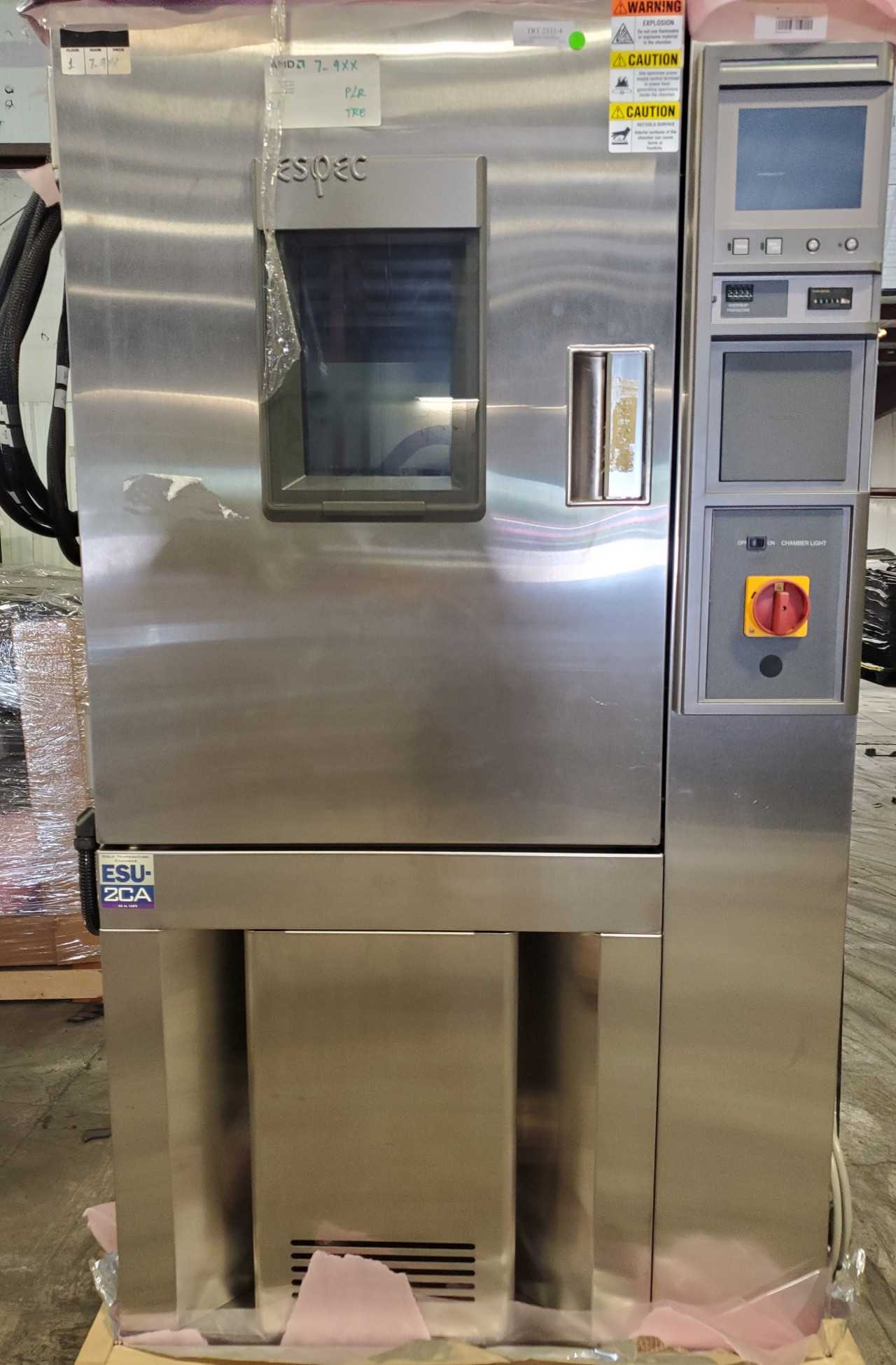 ESPEC ESU-2CA Environmental Chamber, Hot/Cold 208VAC, 50/60Hz, 24A - MACHINING ACCESSORIES & TOOLING