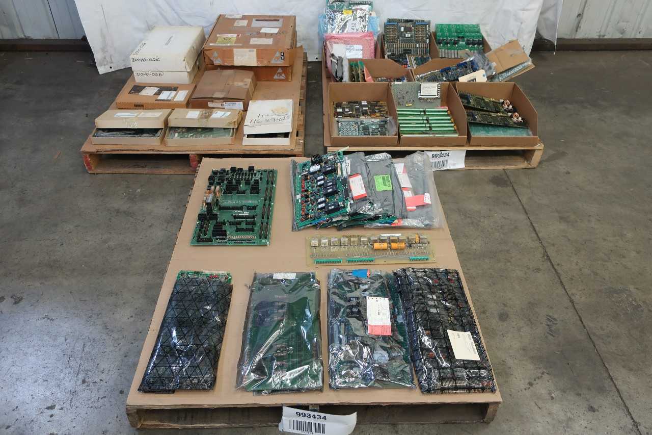 3 PALLETS OF ASSORTED PCB CIRCUIT BOARDS - AUTOMATION & CONTROLS