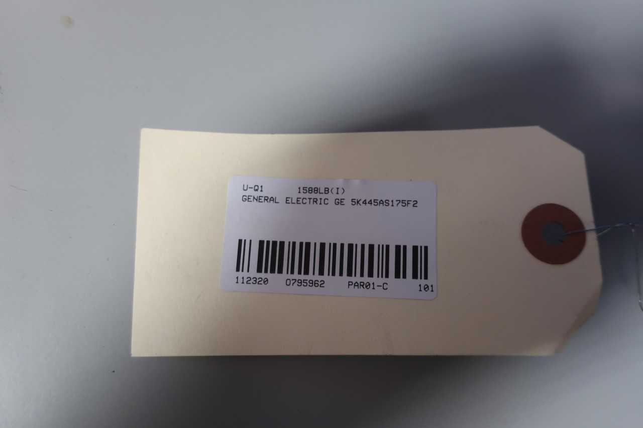 GE 5K445AS175F2 445TS 3PH 250HP 3375RPM 460V-AC MOTOR - ELECTRIC MOTORS