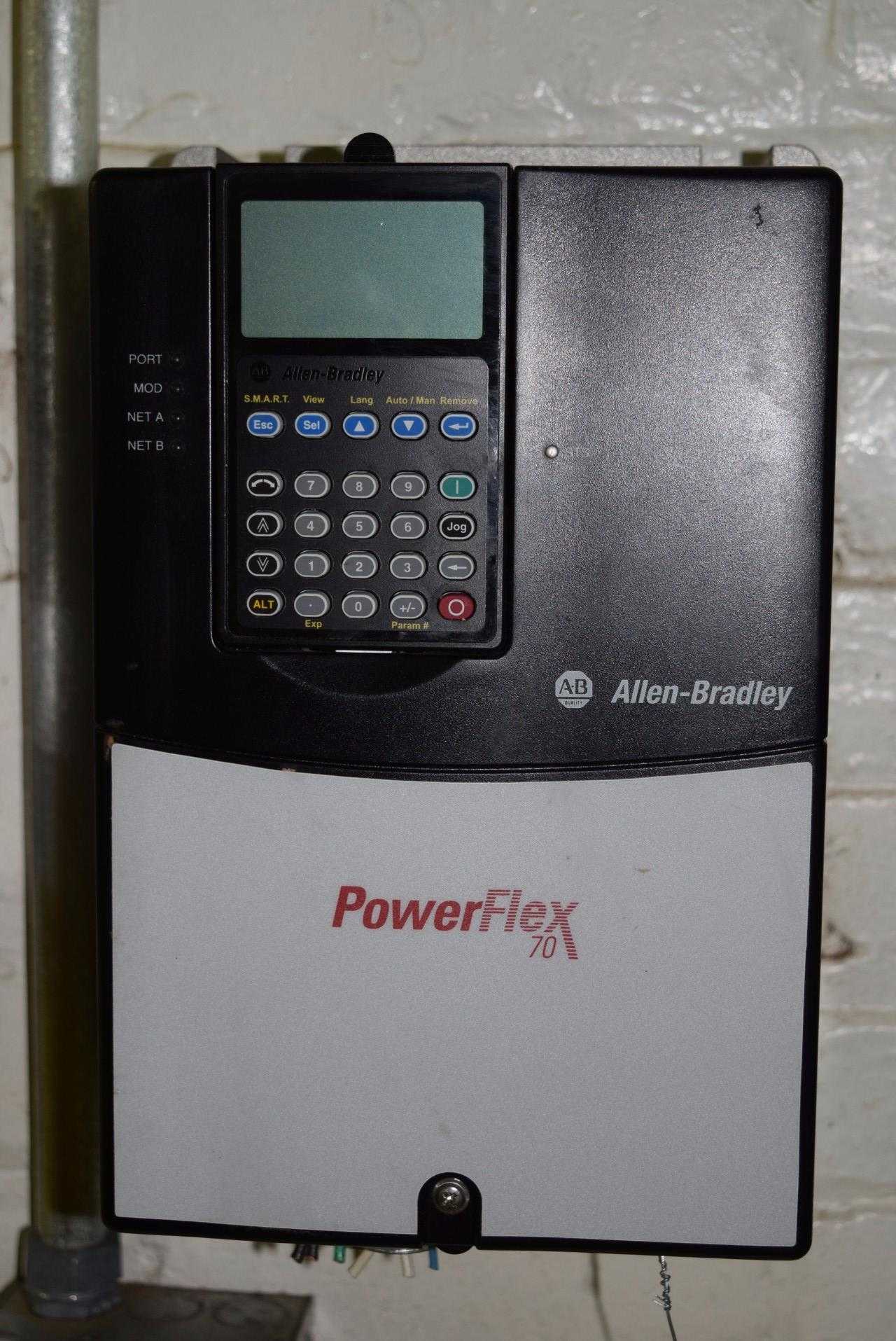 ALLEN BRADLEY POWERFLEX 70 7.5 HP AC MOTOR DRIVE - MISCELLANEOUS ALLEN BRADLEY POWERFLEX 70 7.5 HP AC MOTOR DRIVE - MISCELLANEOUS